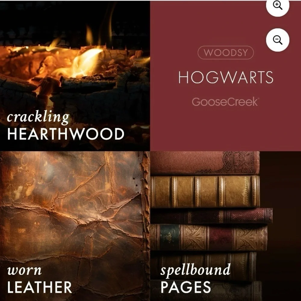 Goose Creek Harry Potter Wax Melts Set of 4 Packs Hogwarts and Grffindor